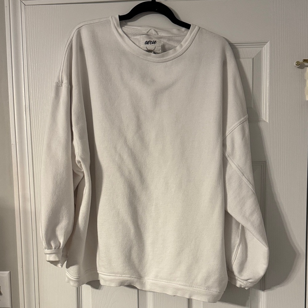 Aerie Cozy White Sweatshirt